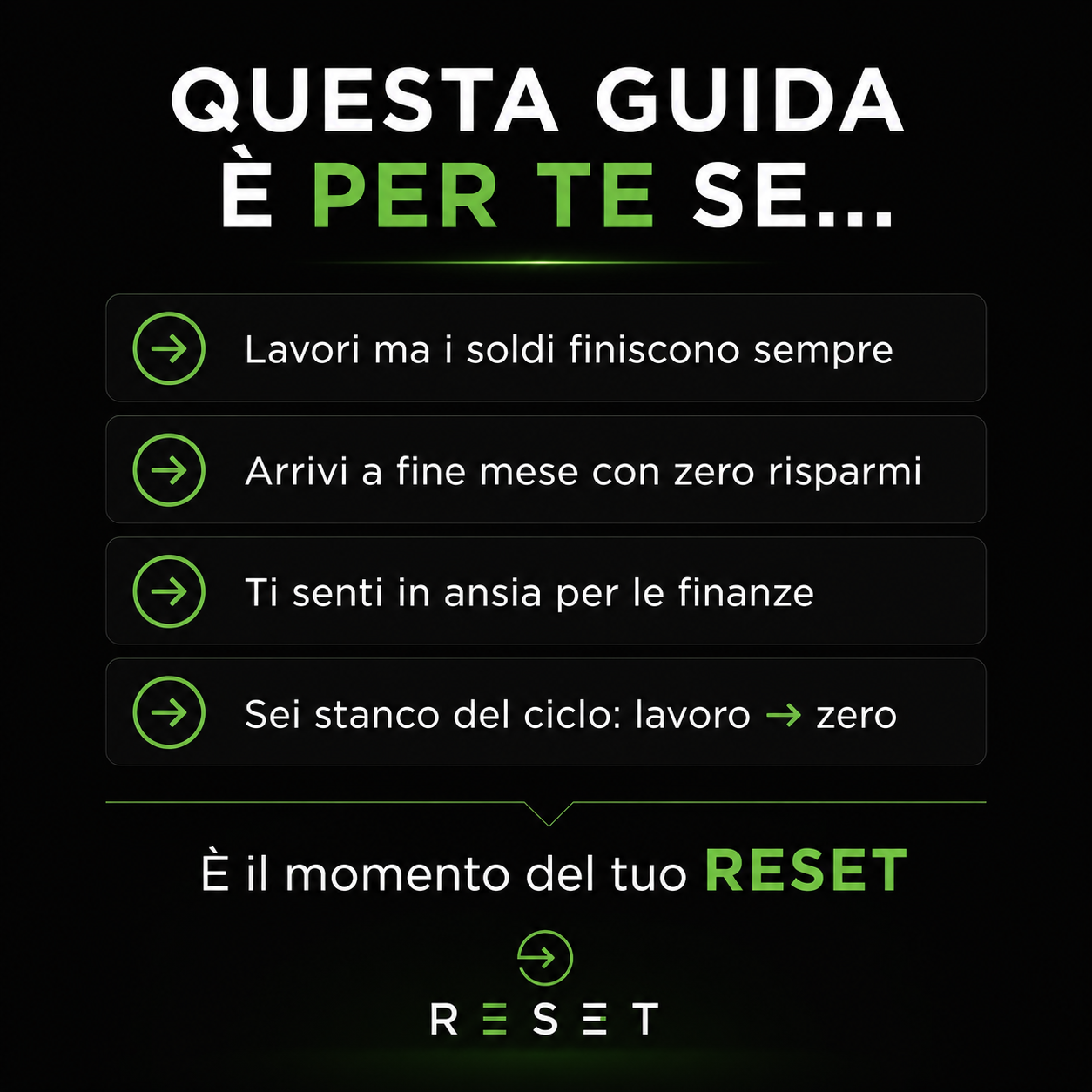 RESET FINANZIARIO